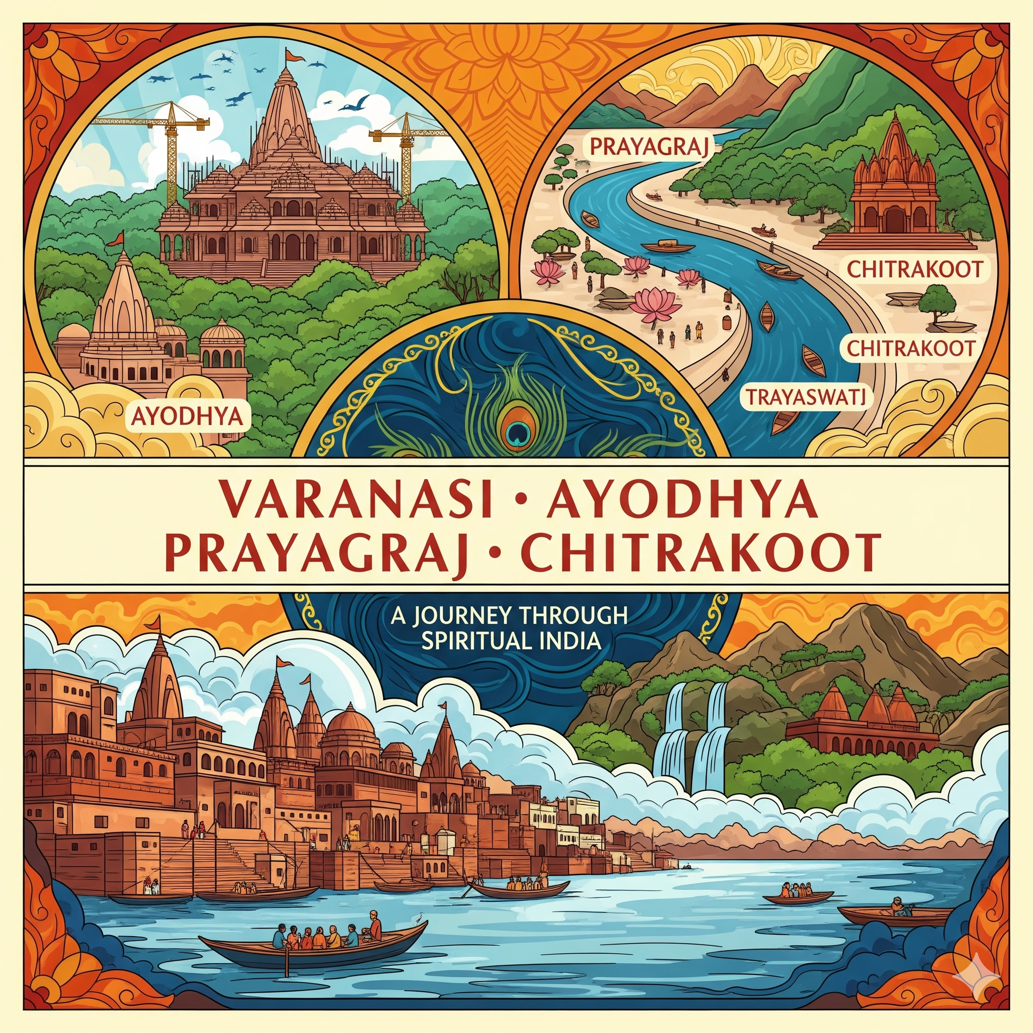 Varanasi-Ayodhya-Prayagraj-Chitrakoot